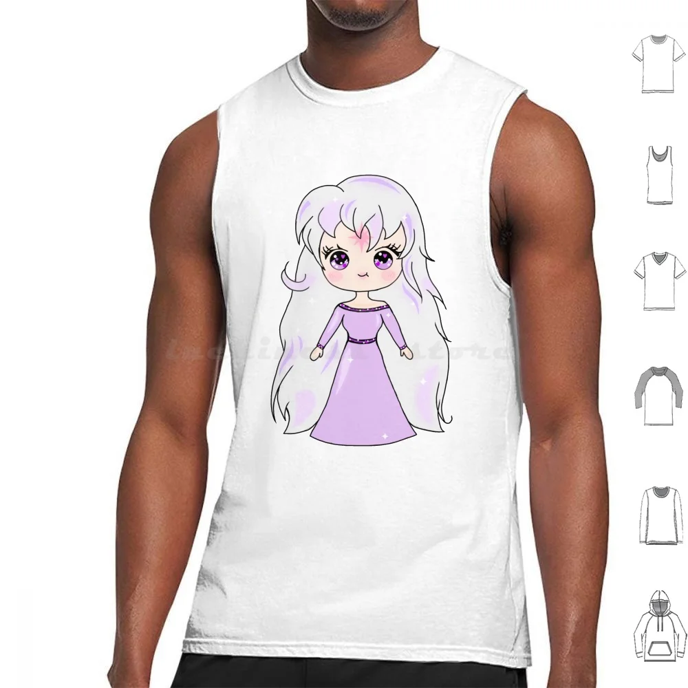 Cute Chibi Lady Amalthea Fan Art. The Last Unicorn. Tank Tops Vest Sleeveless Lady Amalthea The Last Unicorn Thelastunicorn