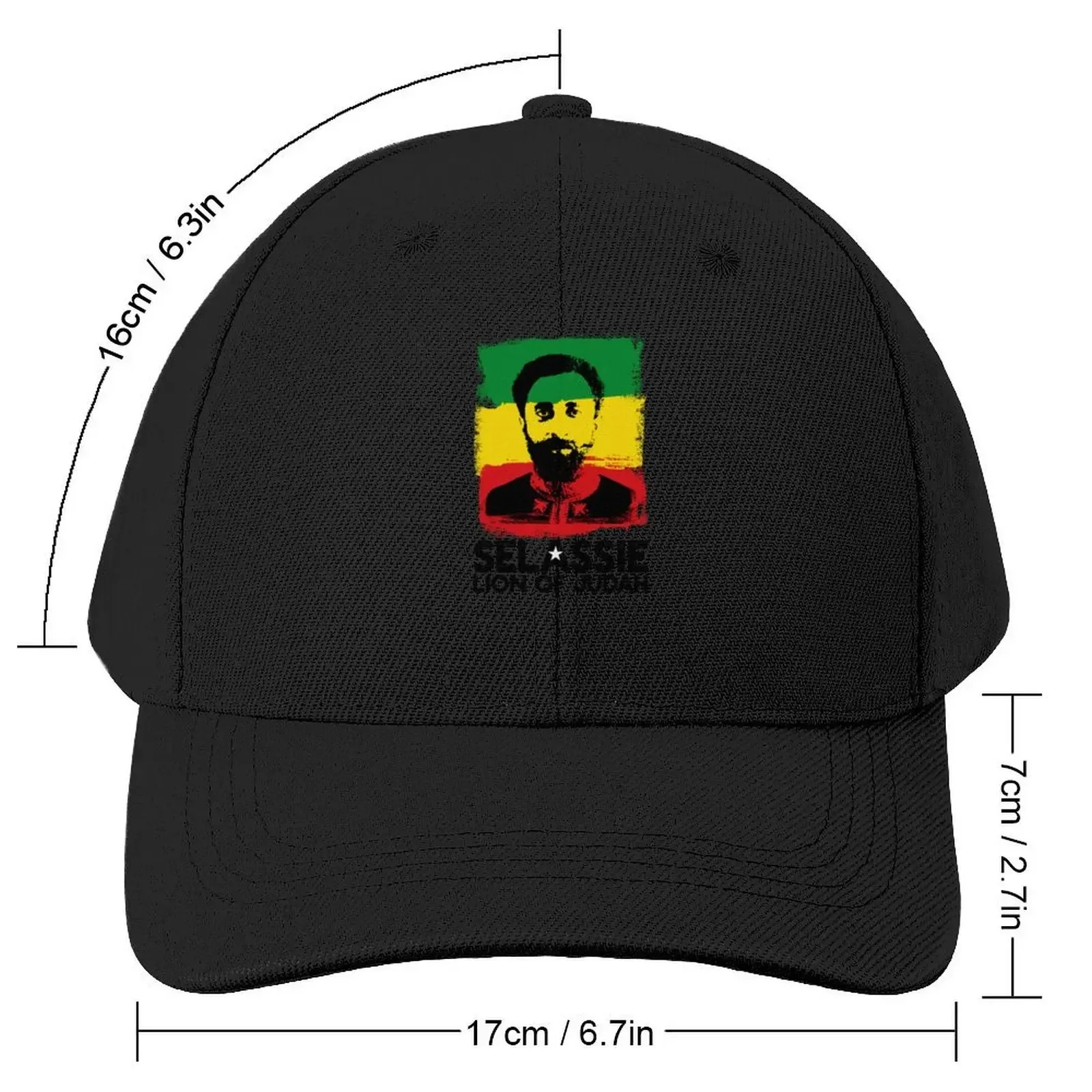 Haile Selassie Lion Of Judah Jah Rastafari Baseball Cap Trucker Hat Luxury Cap Thermal Visor Golf Women Men's