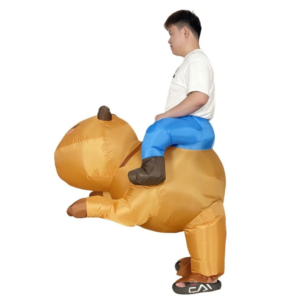 رائعتين كابيبارا نفخ زي الجدة دمية على شكل حيوان دعوى لعروض حفلة الهالوين عبر الحدود وصول جديد