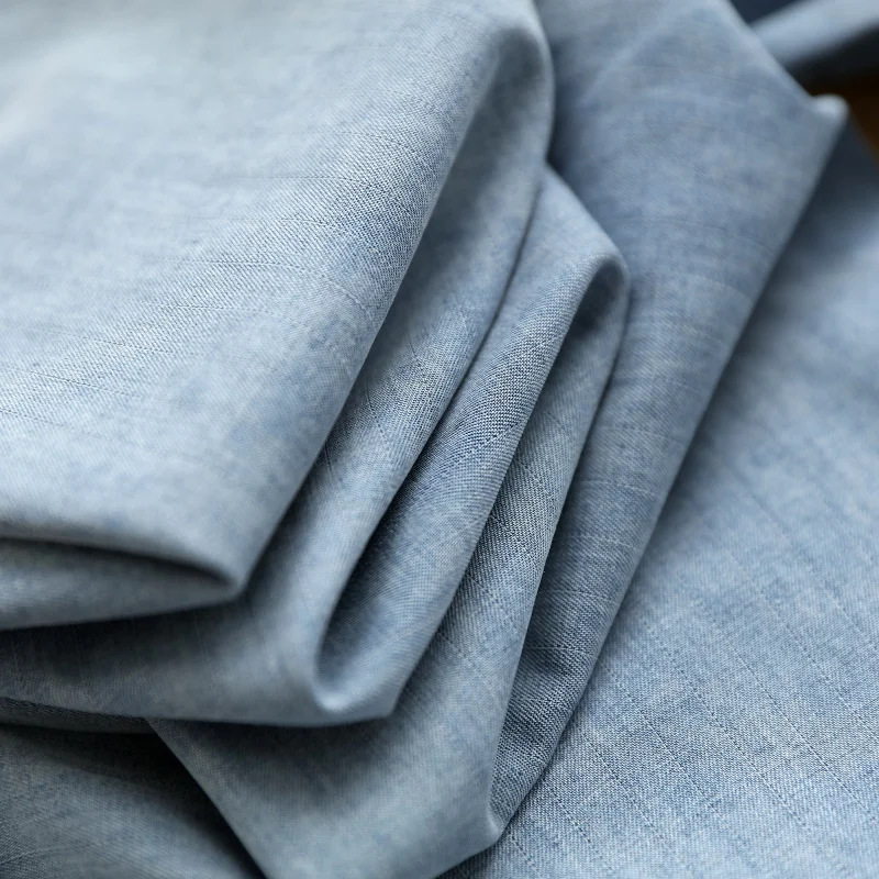 超軽量通気性メンズ夏洗浄ライトブルー快適な肌に優しいカジュアルパンツ長ズボントレンディ