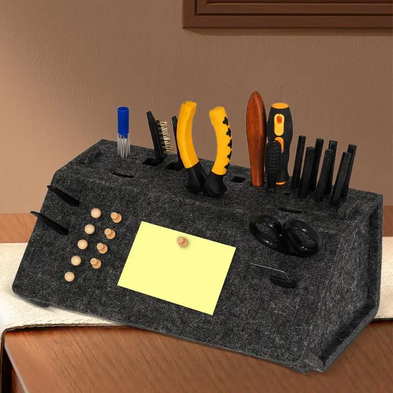 3D Printer Tools Holder Compact 3D Printer Tools Storage Felt Holder Accessories With 24 Slots For Desktop Studio Craft Workshop