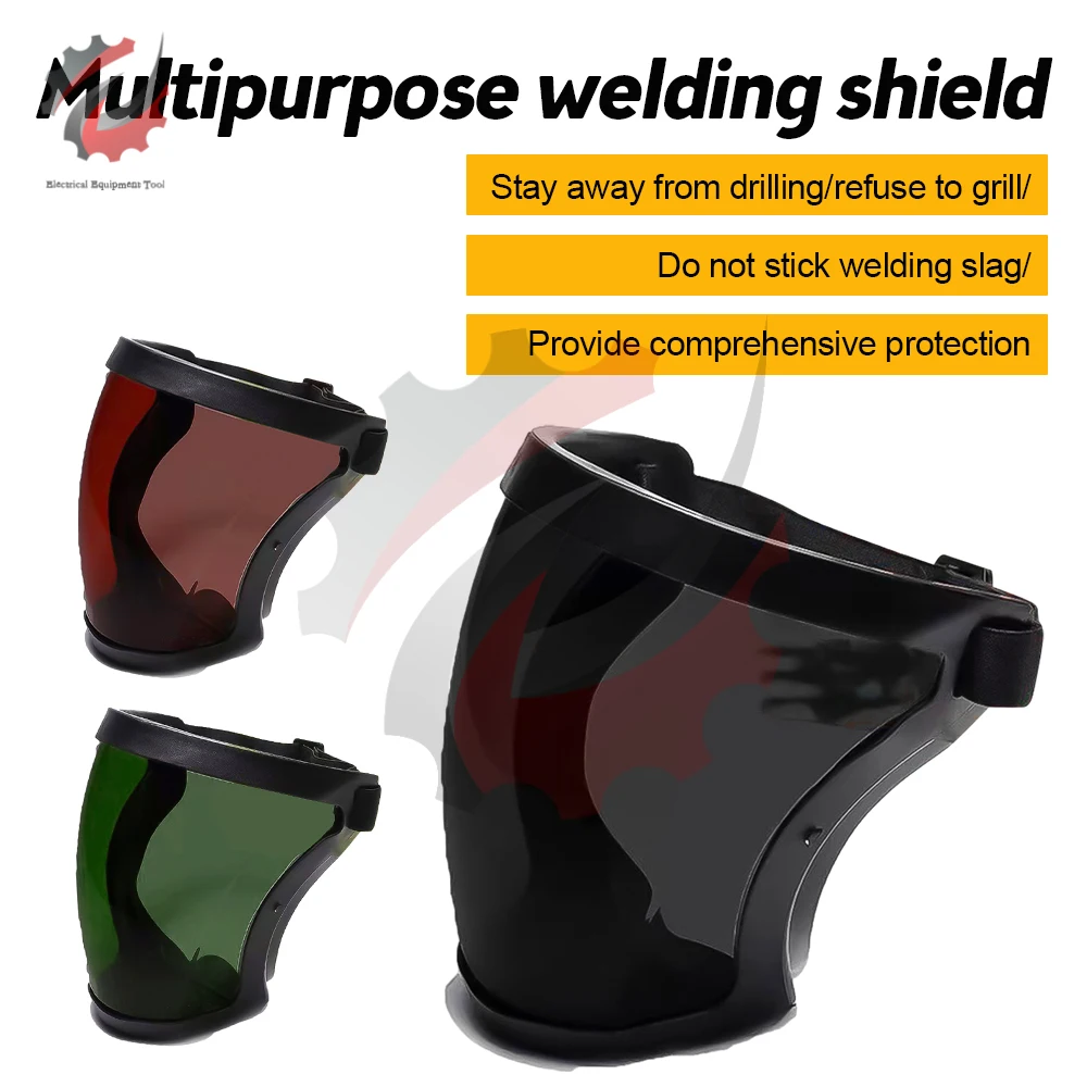 Full-Protection Welding Helmet Welder Glasses Anti-Uv Face Shield Welder Mask Hood for Grinding Agriculture Industry Polishing