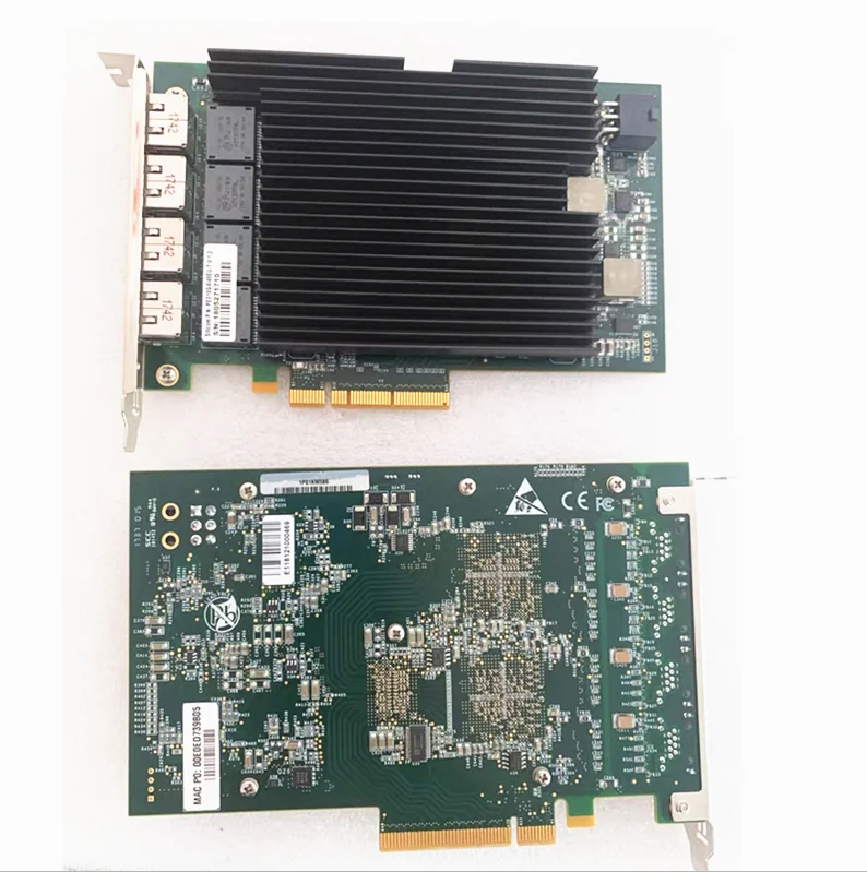 

01KM586 for SiIicom PE310G4I40EU-T PE310G4I40EU X540-T4 Four Port 10 Gigabit Ethernet Card Supporting Diskless Operation