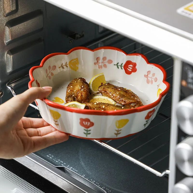 

Full Porcelain Tableware Sets Food Breakfast Festive Salad Party Plate Sets Kitchen Dinner Talerze Obiadowe Plates Dinnerware