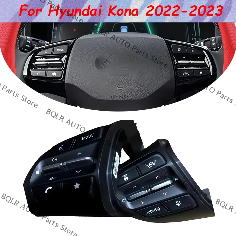 

Для Hyundai Kona 2022-2023 OEM 96710-J9640 96720-J9790 кнопка включения на руле круиз ACC кнопка переключателя управления радио