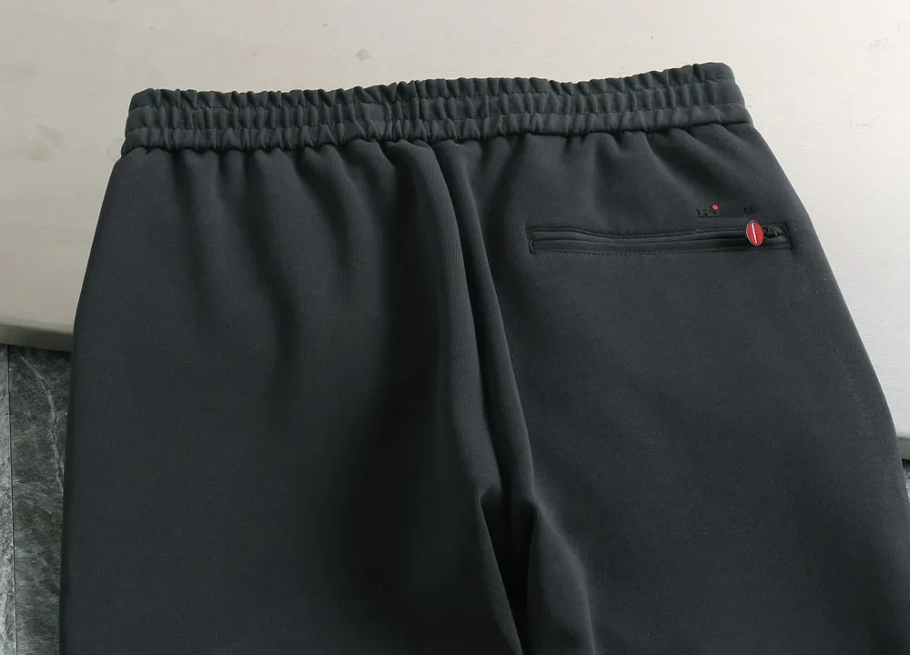 BILLIONAIRE OECHSLI Hose aus Baumwolle, dick, 2025, Herbst und Winter, neu, mittlere Taille, gerade, bequem, elastisch, Größe M-4XL, lange Hose