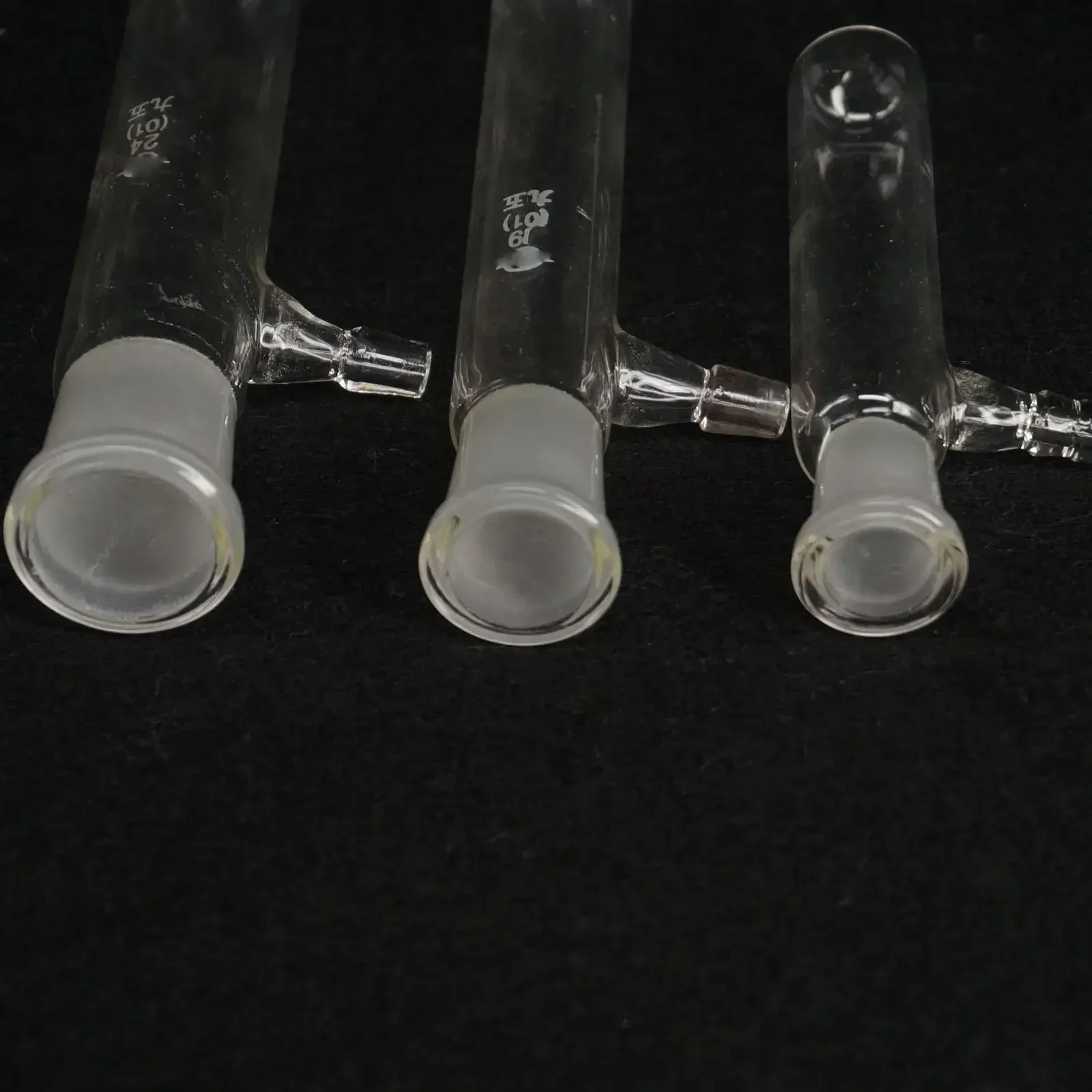 14/23 19/26 24/29 Ground Joint Borosilicate Glass Receiver With Hose/Arm Test Tube Laboratory