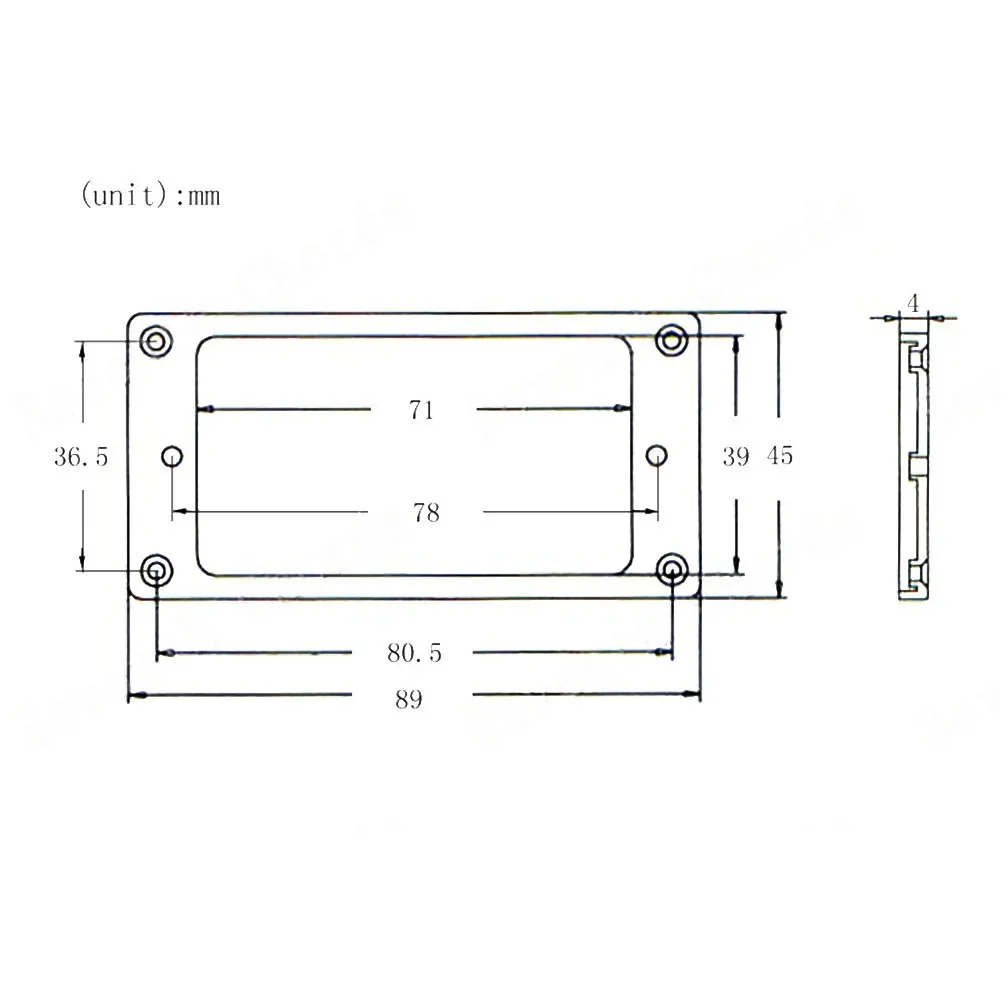

2Pcs Pickup Rings Pickup Rings Electric Guitar Frame Mounting Ring Humbucker Pickup New Style Practical To Use
