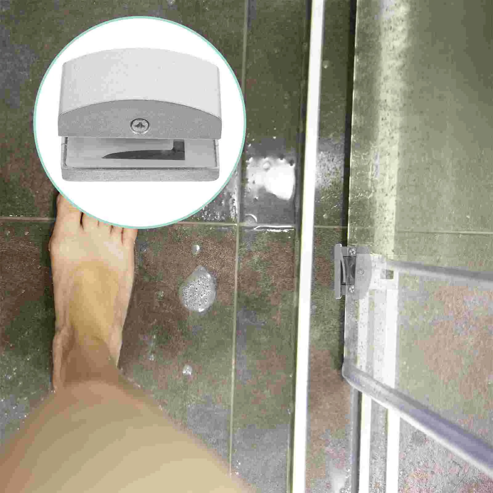 Bottom Glass Adjustable Sliding Guides Shower Replacement Parts Glass Shower Door Guide Bottom Mount Door Guide