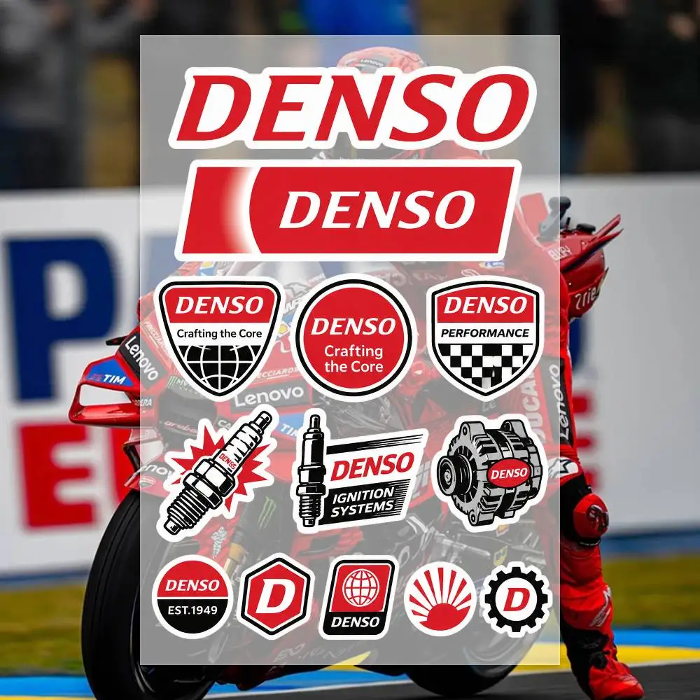 D-E-NSO  Decal Set High Quality Printed and Cut Stickers Motorcycle Sticker