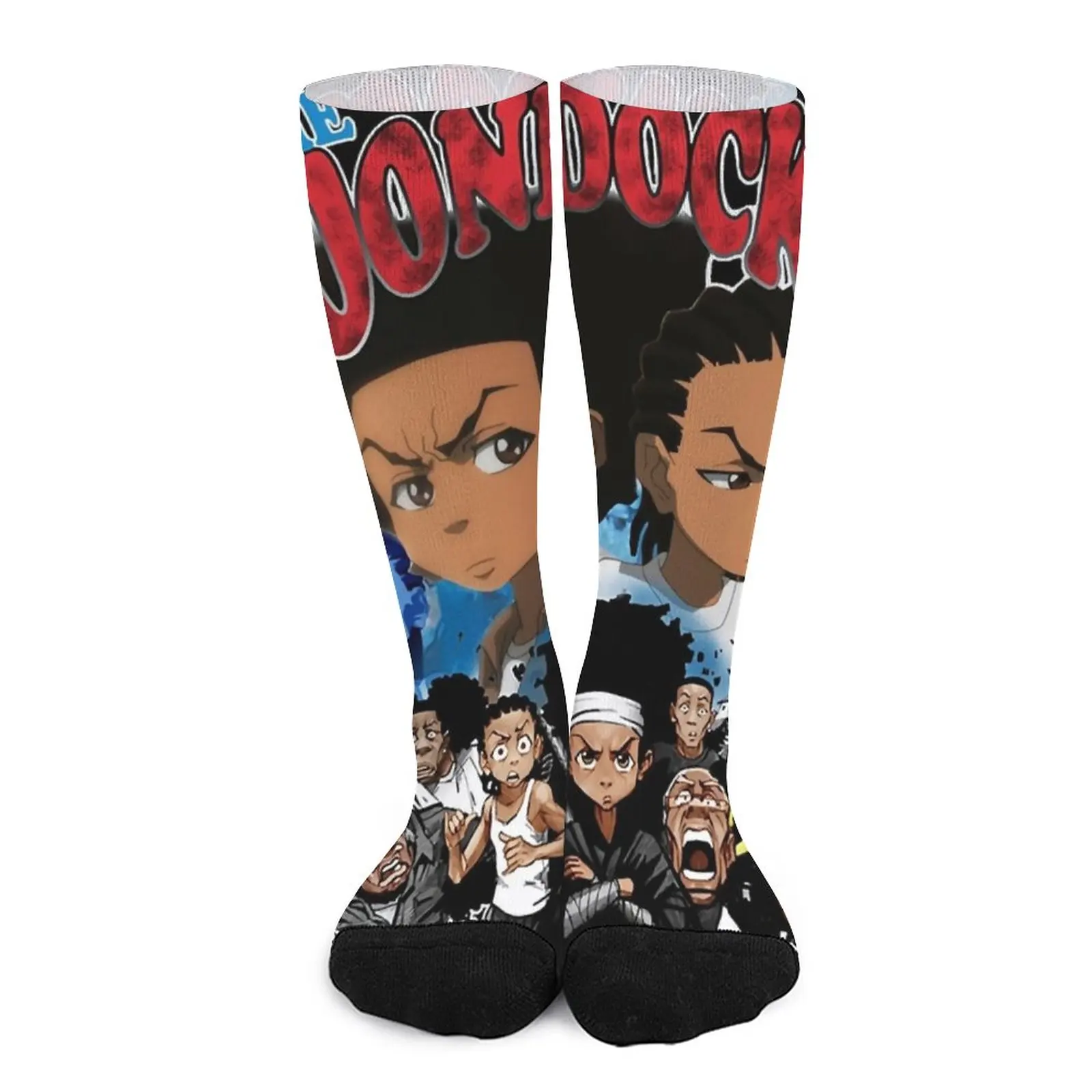 Boondocks comedy sitcom Socks snow sports socks men Women's compression socks