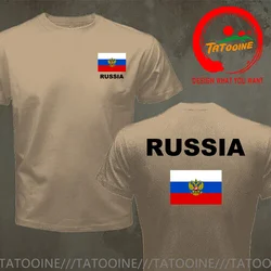 Russia Men T-shirt Russian Flag T Shirt Man Streetwear Harajuku Men Clothing Top Quality Casual COTTON O-Neck Tee Shirt Camiseta