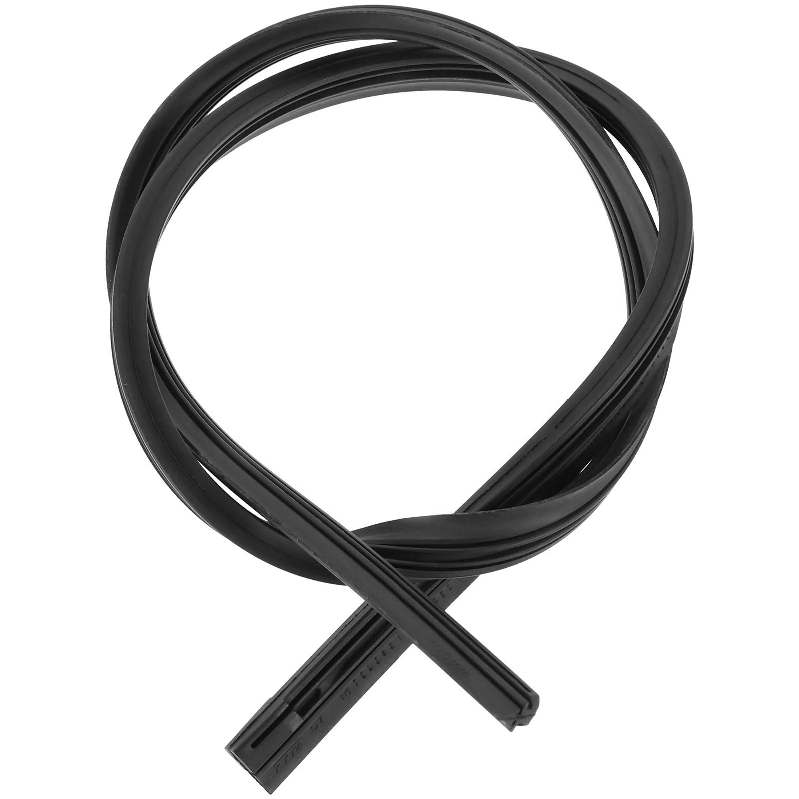 

Boneless Wiper Blades Black Rubber Front Windshield Scraper Strip Durable Quiet Operation Easy Installation Wide Compatibility