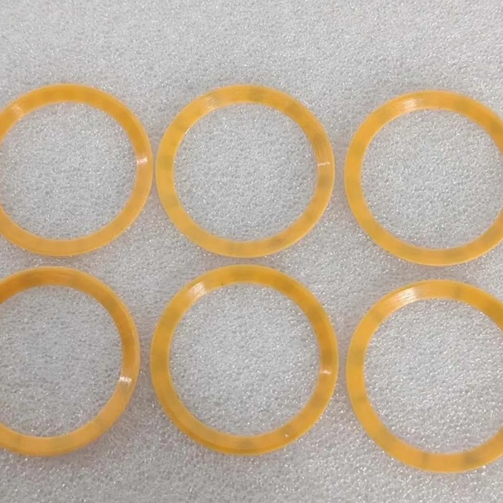 إطار ساعة أصفر القطر الخارجي 38 ملم القطر الداخلي 30.5 ملم بدون حواف مضيئة ملحقات الساعة