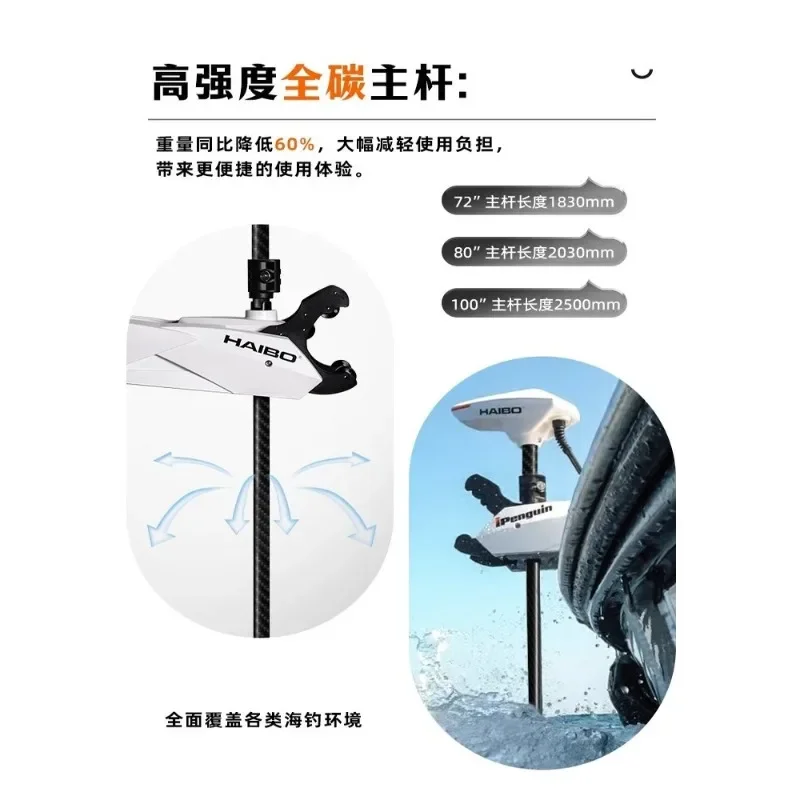 Marine Top Flow Machine 125lbs GPS Electronic Anchor Lure Boat Yacht Fishing Boat Forward Thruster Electric Thruster