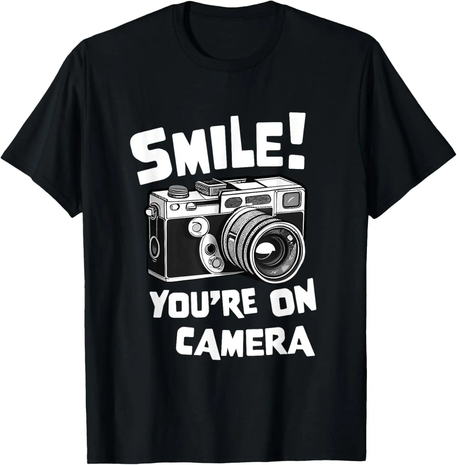 

Funny photographer, Smile you're on camera, photography film T-Shirt