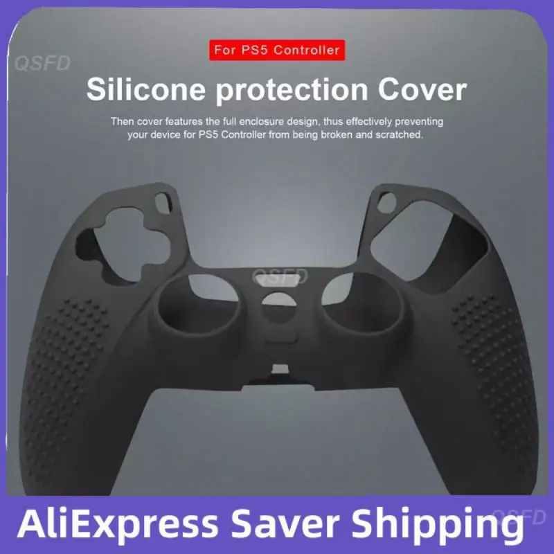 Gaming Controller  Cover High-quality Black For Ps5 Controller For Ps5 Handle Protector Durable Silicone Gamepad Accessories