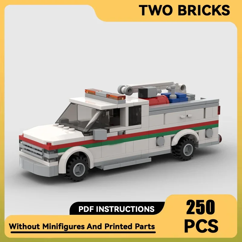 

City Tool Car Series YcMoc Building Blocks Octan Service Truck Model Technology Bricks Brand-name Vehicle DIY Assembly Toys Gift