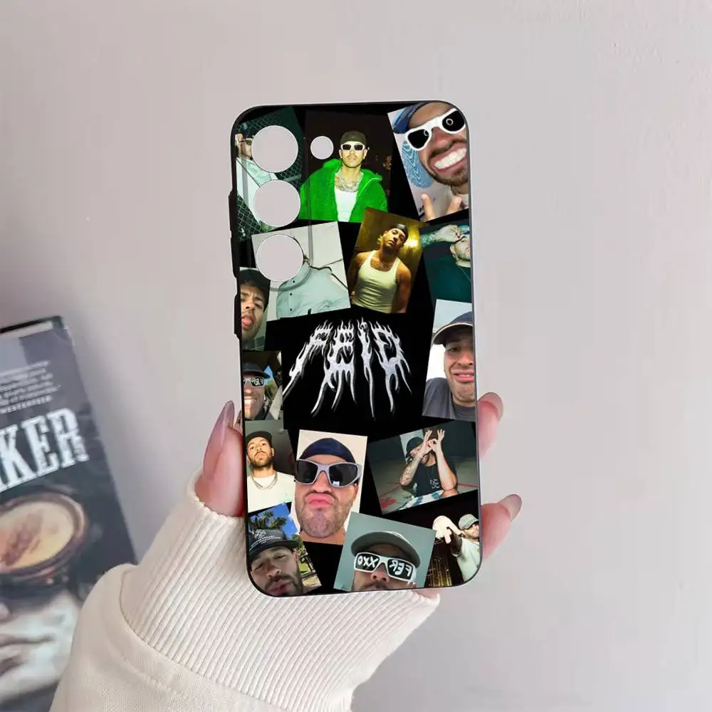 Funda de teléfono Feid Ferxxo SIXDO MOR para Samsung Galaxy A73,72,51,53,52,71,22,5G,Note,J7,8,9 funda negra suave