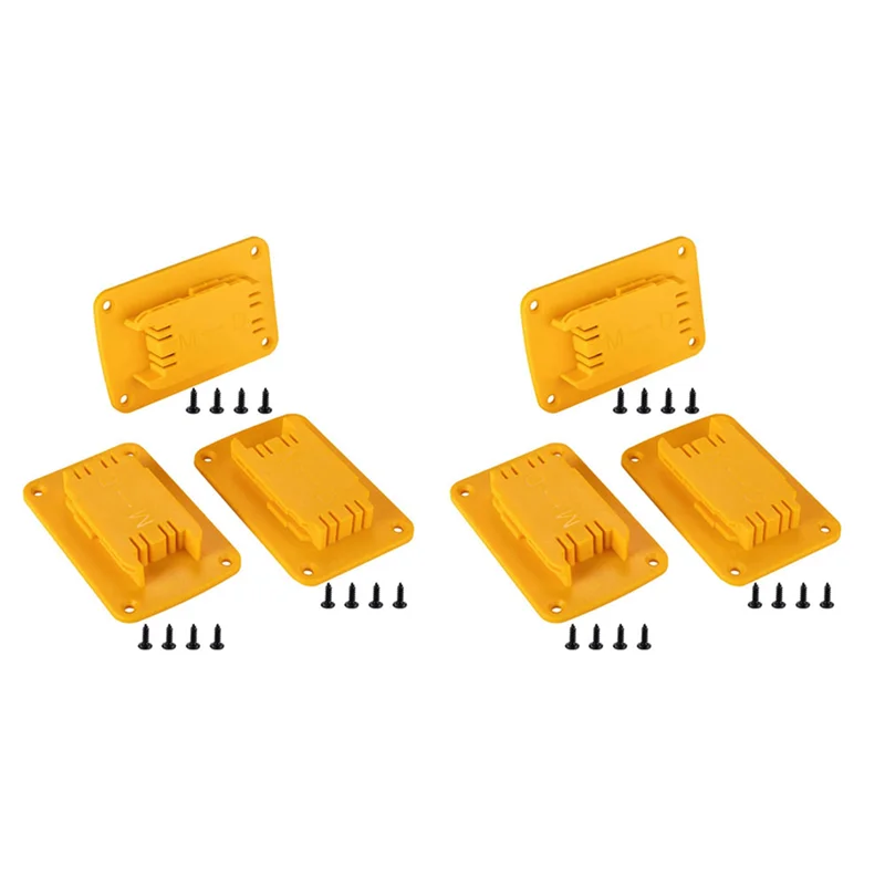 A20F-6 แพ็คเครื่องมือ Mount สําหรับ 20V 12V เจาะสําหรับ M18 ผู้ถือเครื่องมือแขวน (สีเหลือง Lot 6)