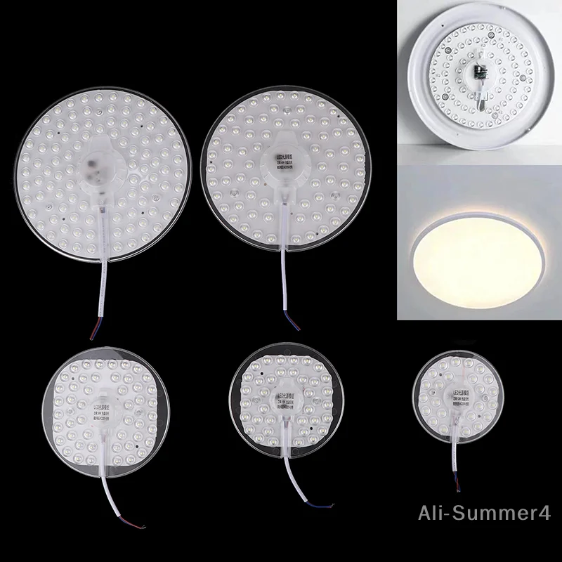 1 Set Magnetic Suction LED Panel Circle Ring Light 12W 18W 24W 36W 48W 72W LED Round AC220V Ceiling Lamp Light Source