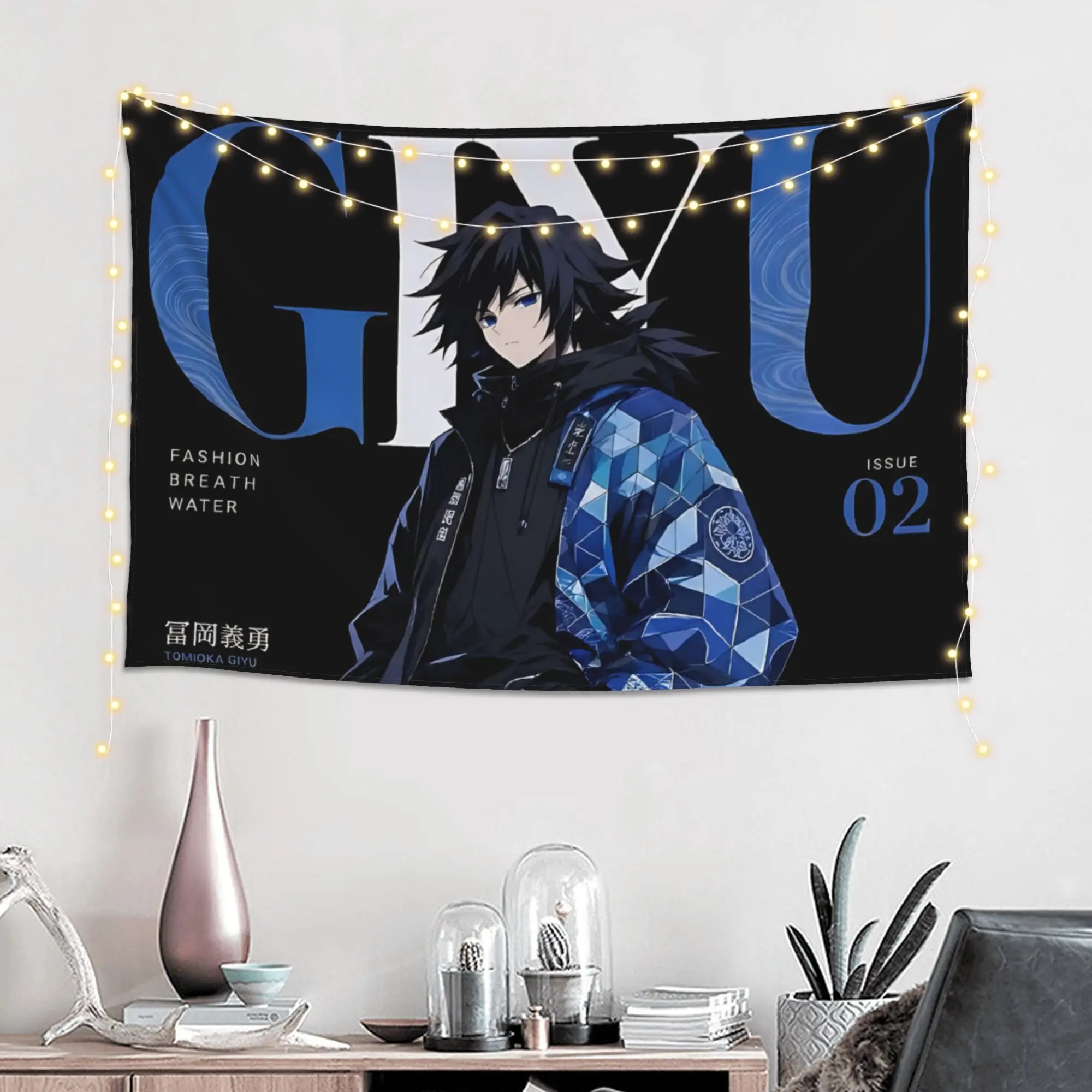 Cutecore Demon Slayer Tapestry Bedroom Decoration  Wall Hanging Blanket Tapestry Cool Stuff For Room