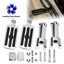 2018-2024 Rear Passenger Foot Pegs Mount Kit Motorcycles Footrest For Harley Softail Fat Boy 114 Breakout Low Rider S Street Bob