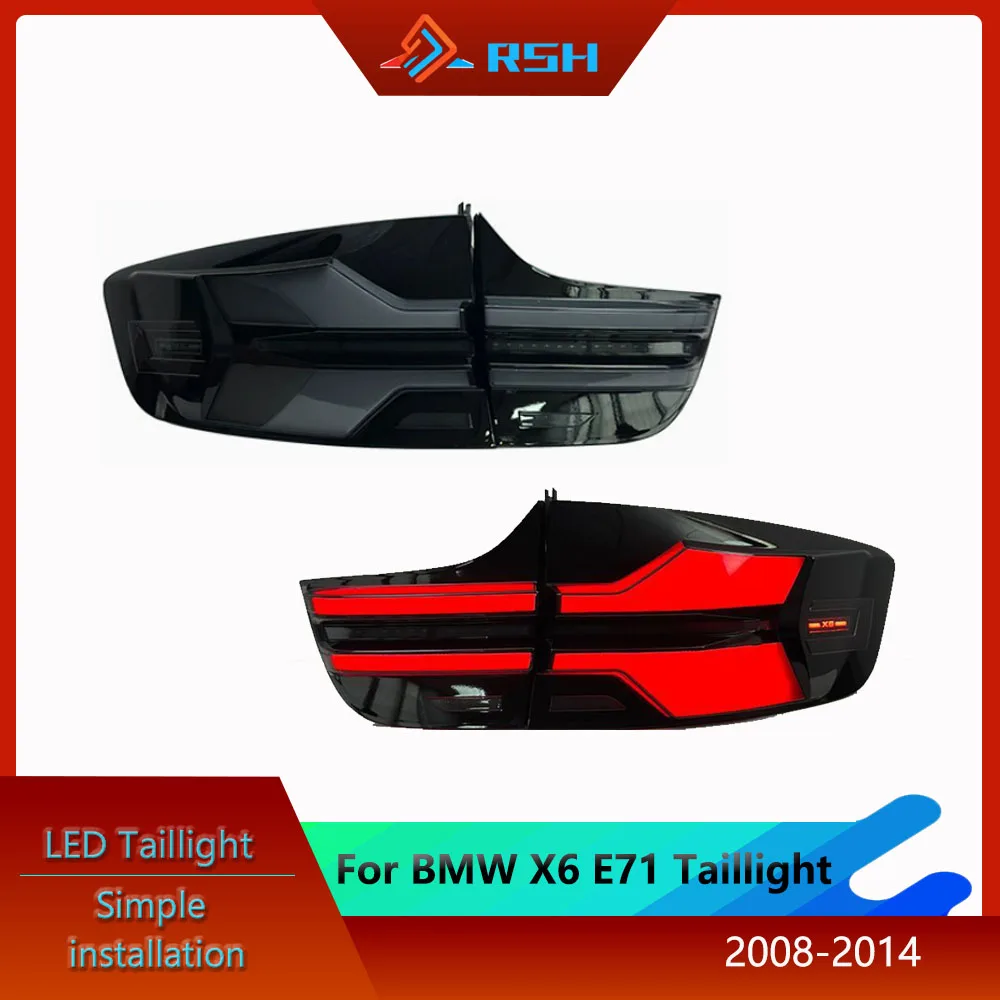 

Tail Light For BMW X6 E71 Taillight Assembly 2008-2014 Models Modified With New Dynamic LED DRL And Sequential Turn Signal Light