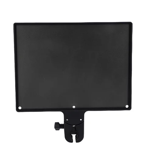 Imagen 2 del producto Bandeja para tarjeta de sonido, abrazadera en soporte para micrófono, bandeja para tarjeta de sonido, soporte para micrófono para teléfono móvil, almacenamiento conveniente para partituras de escenario