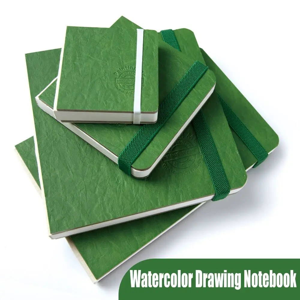 

Portable 26Sheets Drawing Notebook Inspiration Record 300g Paper Sketchbook Art Supplies Graffiti Pocket Book Gouache