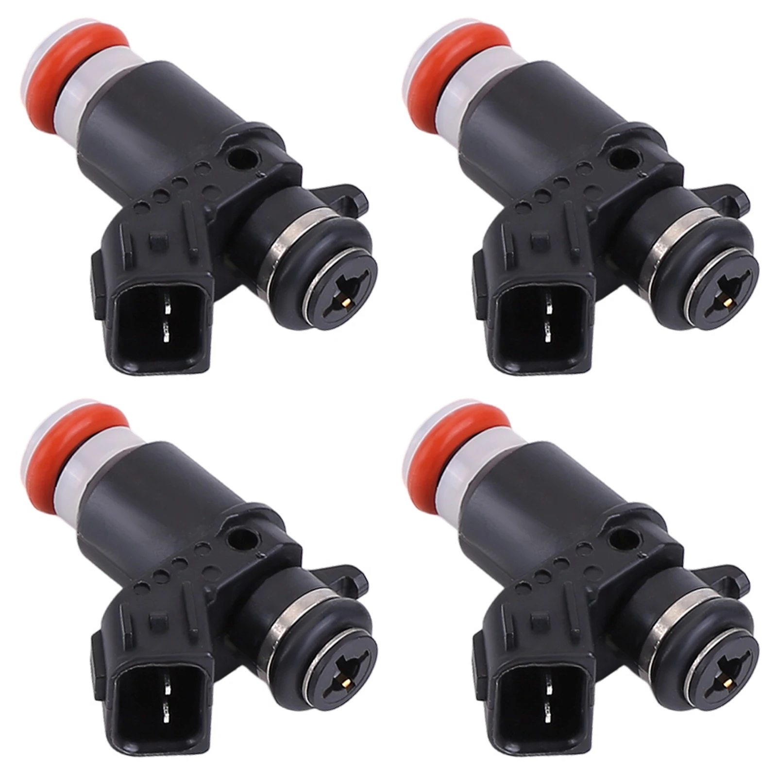 4Pcs Fuel Injectors Spray Nozzles Compatible for GSX-R1000 2005-2006 Replaces 15710-10G00 15710-14G00