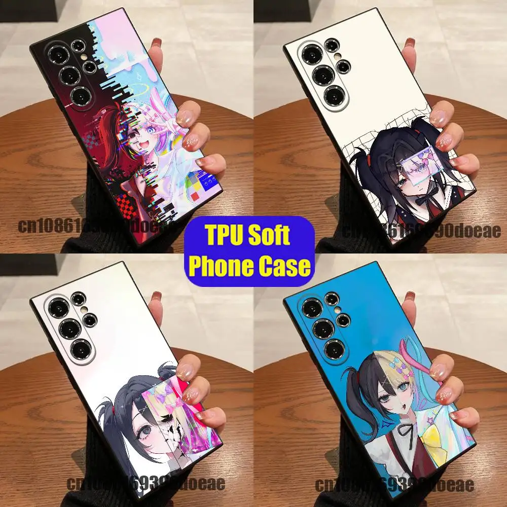 For Ame Chan NEEDY STREAMER OVERLOAD Phone Case Samsung S23,S24,S26,S25,S22,S30,S21,Ultra,Plus,Fe,Lite Custom Soft Cover