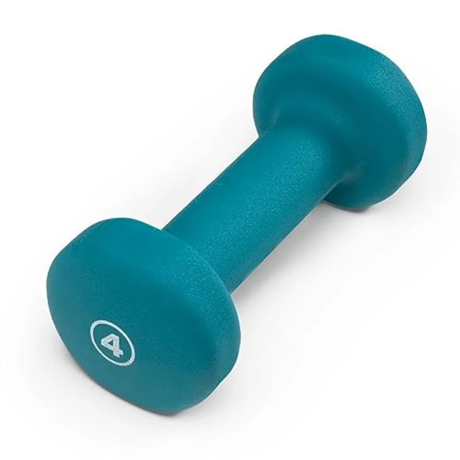 

Colored Neoprene Dumbbell Sold in Singles or Set Hand Weights, Exercise Free Weights for Home Gym