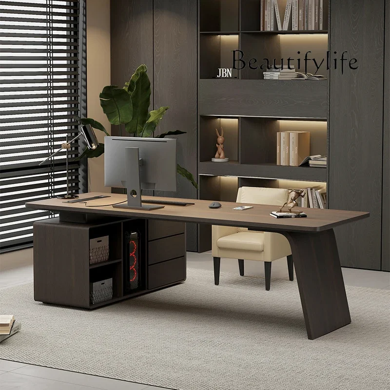 

XS Commercial Lshaped Wooden Office Desk Modern Computer Standing Office Desk Gaming Luxury Conference Mesas Escritorio