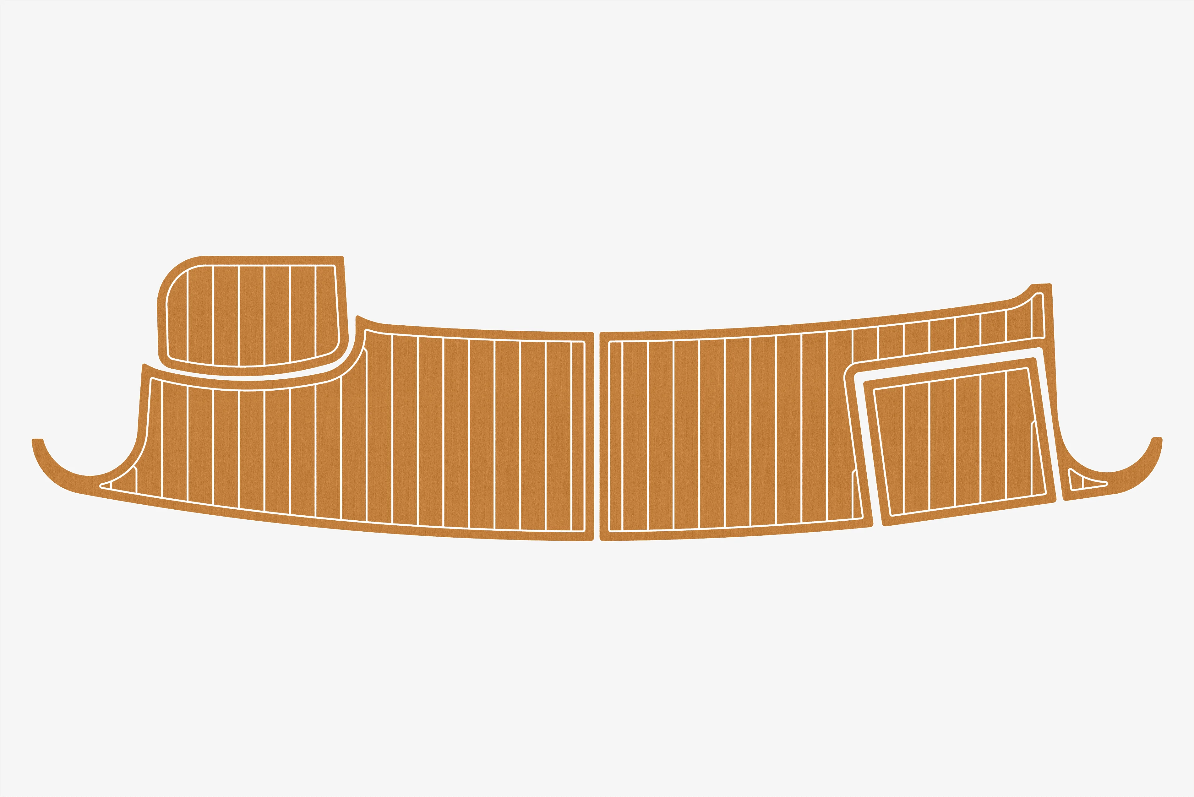 

Anti-Skid EVA Faux Teak Self-Adhesive 6mm Boat Decking Pad for 1996 Chris Craft Crowne 33 Yacht Cockpit Durable Marine Floor