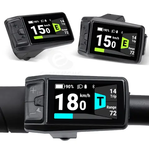 BAFANG Display C080 Bluetooth 1.9" TFT Screen Speedometer & Computer with Type-C Port for For BAFANG Motor CAN Protocol 5PIN