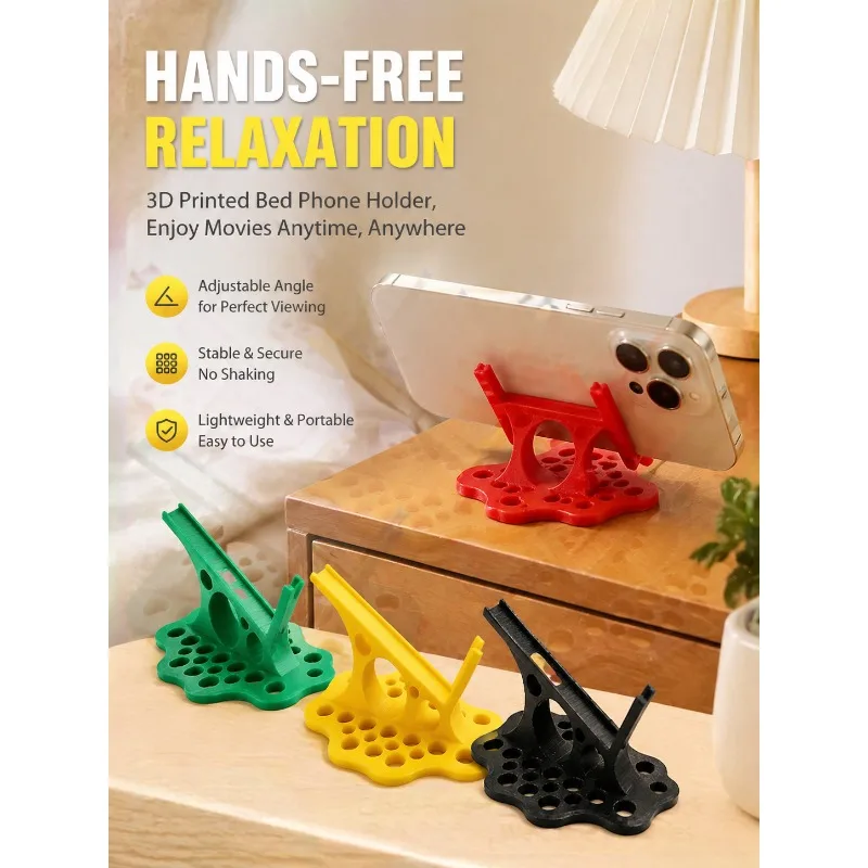 

Lying Type Phone Holder Multi-angle Lazy Desktop Bracket Side Lying Bedside Phone Tray Universal Viewing Gadget Stable