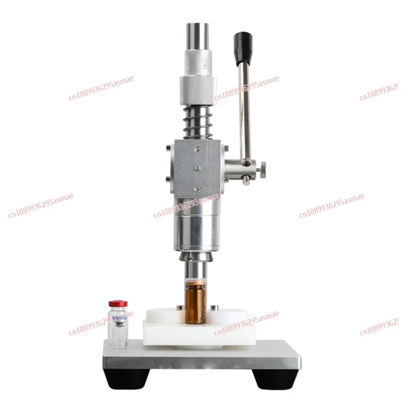 Upgraded Two-Stage Manual Vial Capper - One-Step Forming for Ampoule/Essential Oil/Glass Bottles Aluminum/Aluminum-Plastic Cap)