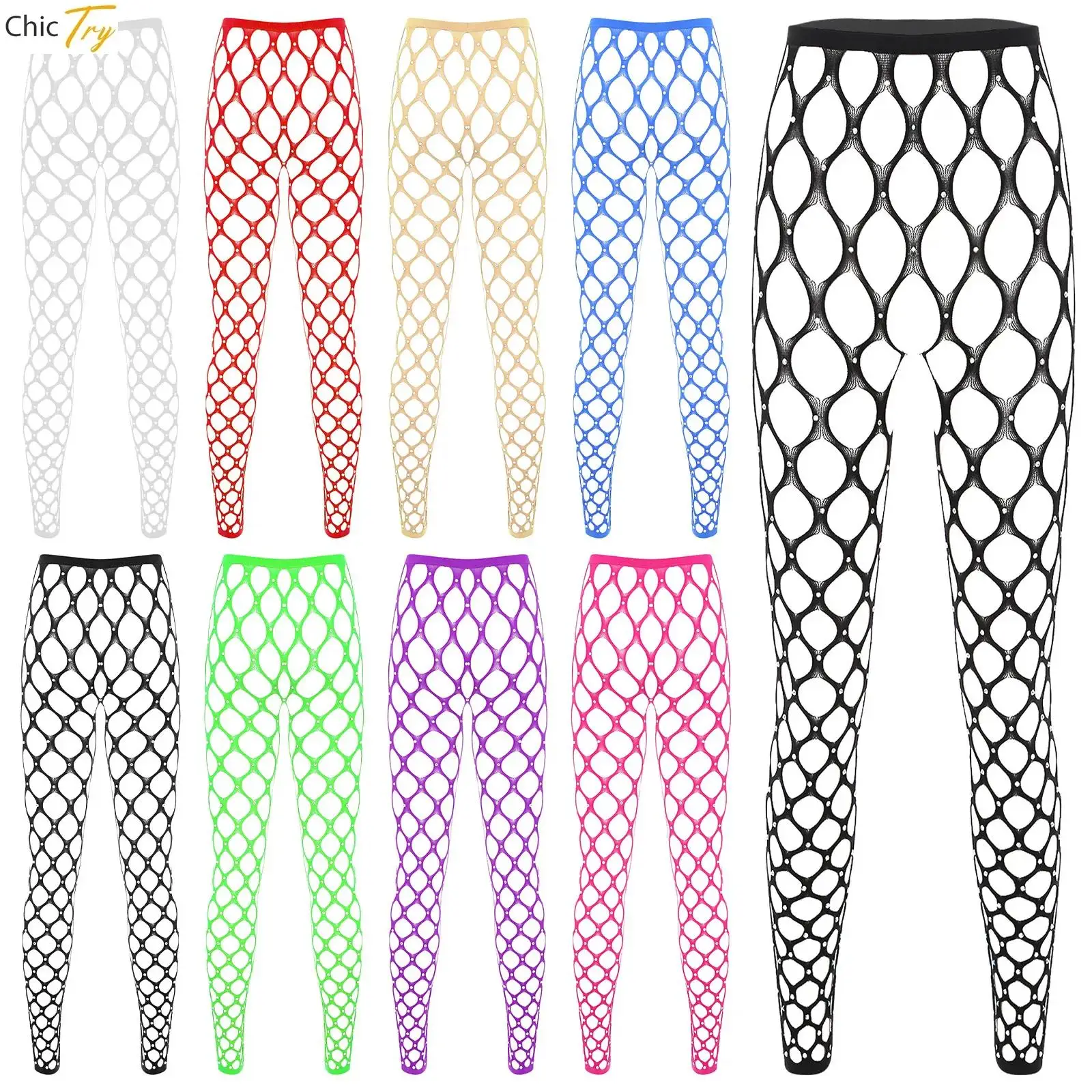 섹시한 여성 라인 석 fishnet 스타킹 크리스탈 스타킹 탄성 인형 레깅스 메쉬 다이아몬드 반짝이 팬티 스타킹 섹시한 스타킹 양말