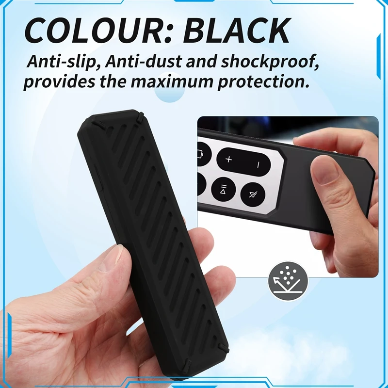 TV remote control case Silicone Remote Protective Case for Apple-TV 4K Remote 2021 Anti-Slip Shockproof Soft Case Remote Control