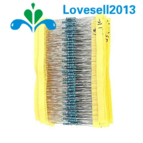 

1/4w Resistance 1% Metal Film Resistor Bag 30 kinds Each 20 Total 600pcs For arduino Module Board