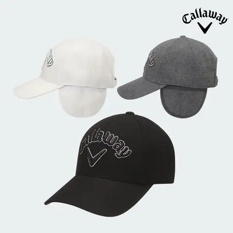 [캘러웨이 정품] 캘러웨이 이어워머 방한 골프모자