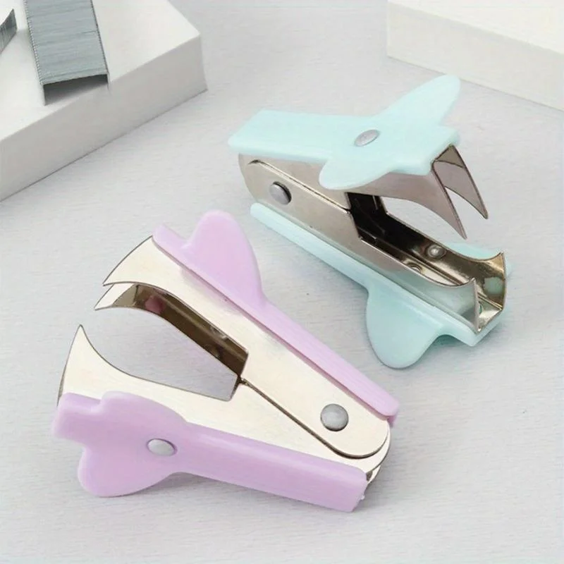 

2Pcs Random Colors Office Desktop Staples Stapler Remover Stationery Tools Staple Remover for Office Desk Accessories