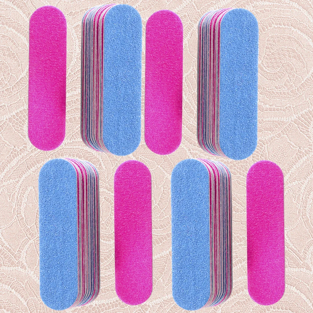 

300Pcs Portable Nail File Set Double-Sided Emery Boards Durable Material Smooth Finish Perfect for Personal and Salon Use