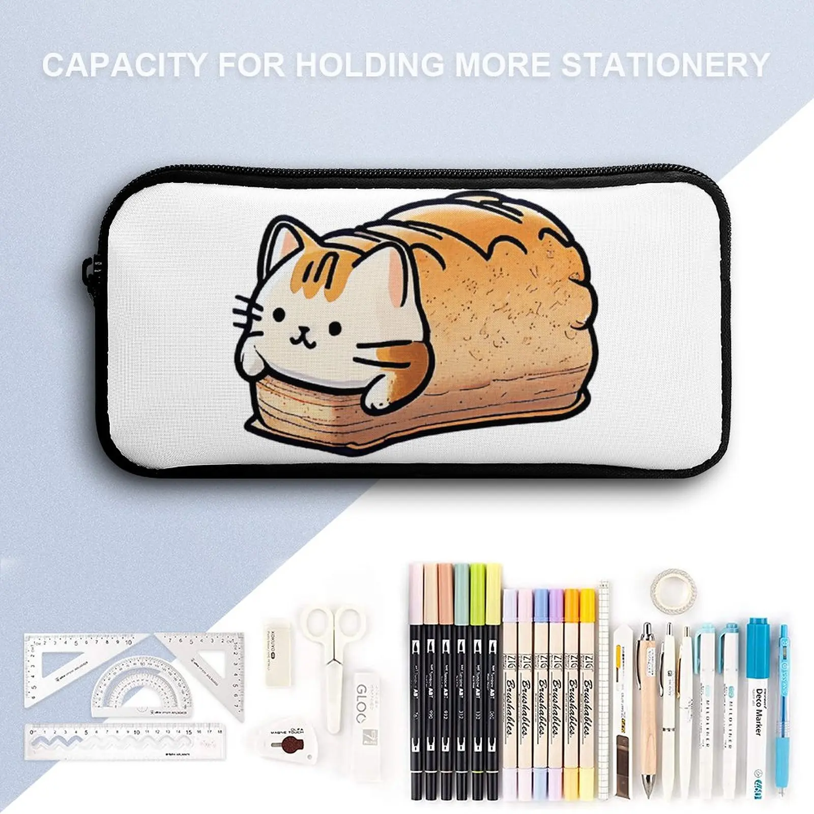 Heavy Mental Music Cats Memory Backpack, Bonito Gato Loaf, Confortável Pen Bag, Mochila Lunch Bag, 3 em 1 Set, 10 Secure, Verão C, 17"