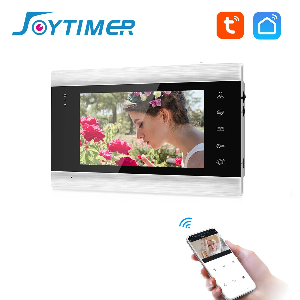 

Joytimer AHD / 960P 7-дюймовый ведомый одиночный монитор для видеодомофона, система внутренней связи, поддержка разблокировки одним ключом, запись видео