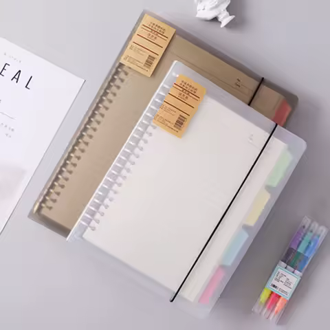 A4/B5/A5 Loose Leaf Refill Binder Notebook Blank/Line/Grid/Cornell Replacable Metal Ring Office&amp;School Supplies Stationery
