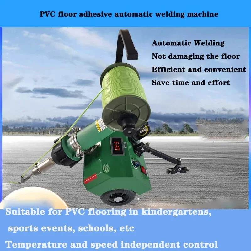 PVC Floor Mat Automatic Welding Machine Badminton and Basketball Court Plastic Floor Hot Melt Welding  Wire Bonding Tools - view 6
