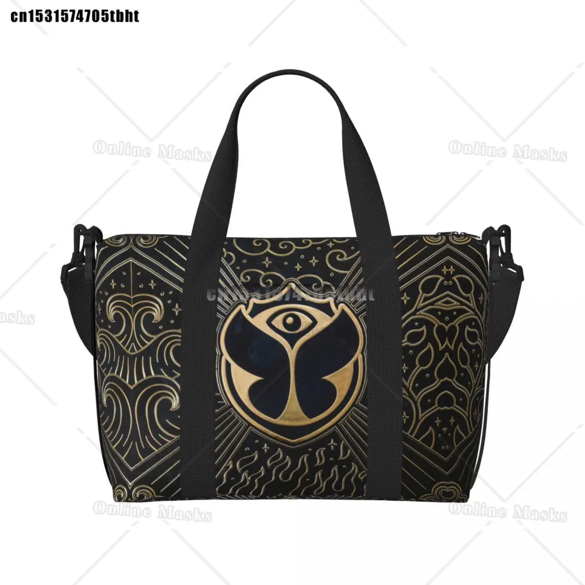 

Tomorrowland Beach Tote Bag Women Belgian Electronic Dance Music Festival Big Compartment Gym Beach Travel Bags