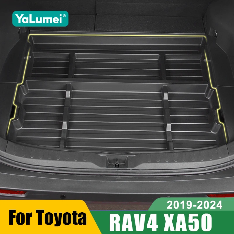 

For Toyota RAV4 XA50 2019 2020 2021 2022 2023 2024 RAV 4 Hybrid Car Trunk Spare Tire Storage Box Receive Case Accessories